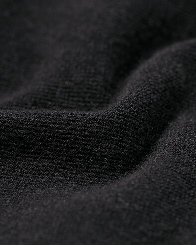 Figurfreundliche Radlerhose mit hoher Taille, leicht figurformend, Baumwolle schwarz schwarz - 21550200BLACK - HEMA
