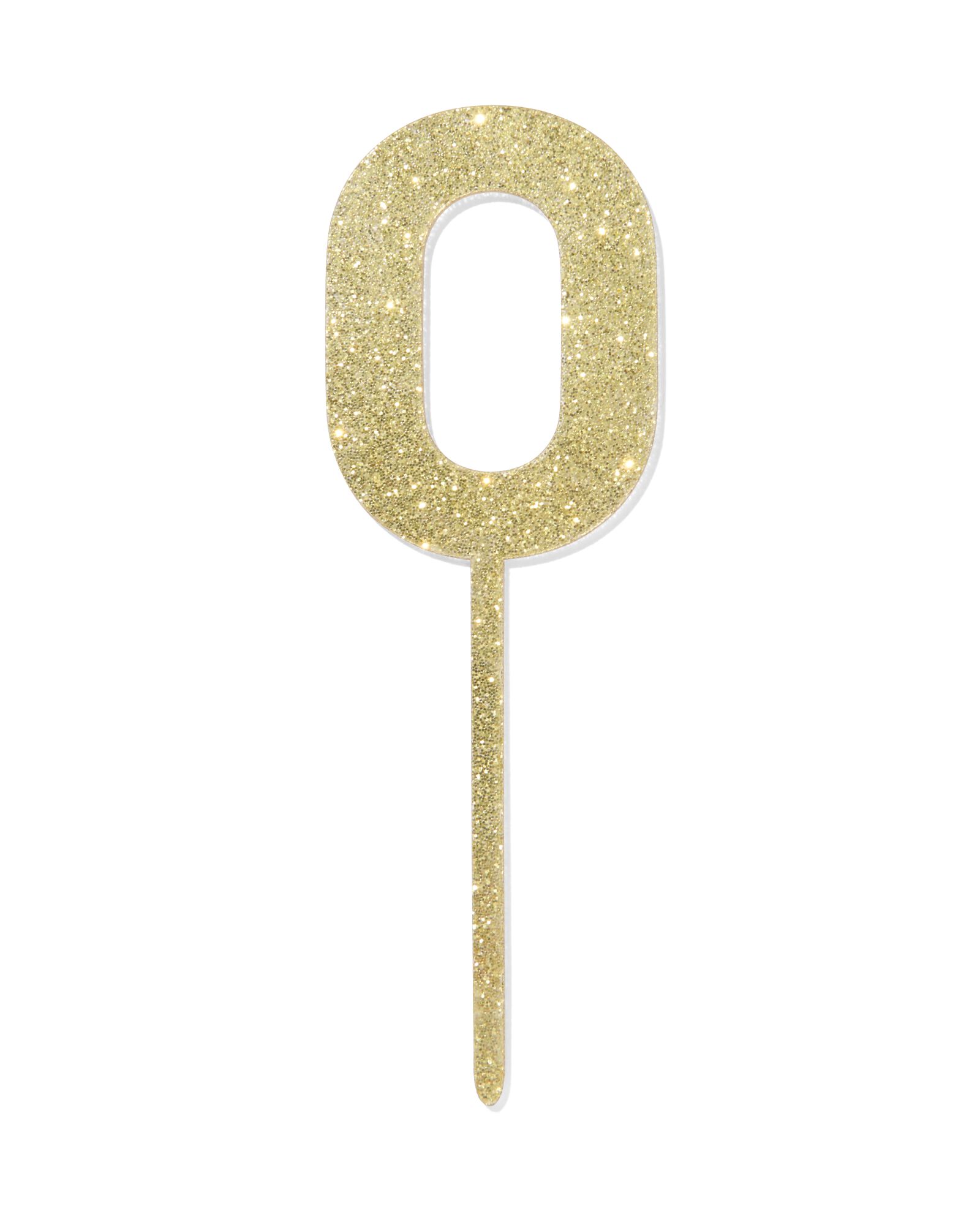 D&eacute;coration de g&acirc;teau r&eacute;utilisable chiffre 0 - 14240189 - HEMA