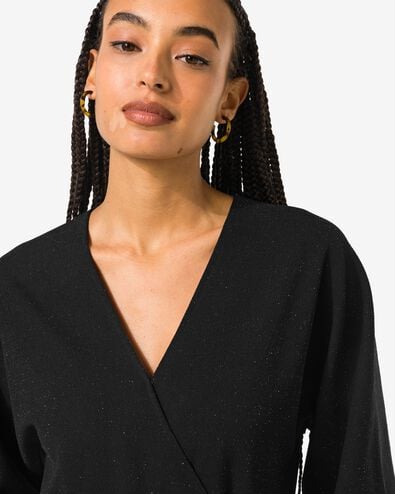 combinaison femme Wani &agrave; paillettes noir noir - 36247350BLACK - HEMA