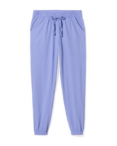 bas de pyjama femme coton bleu - 23420105BLUE - HEMA