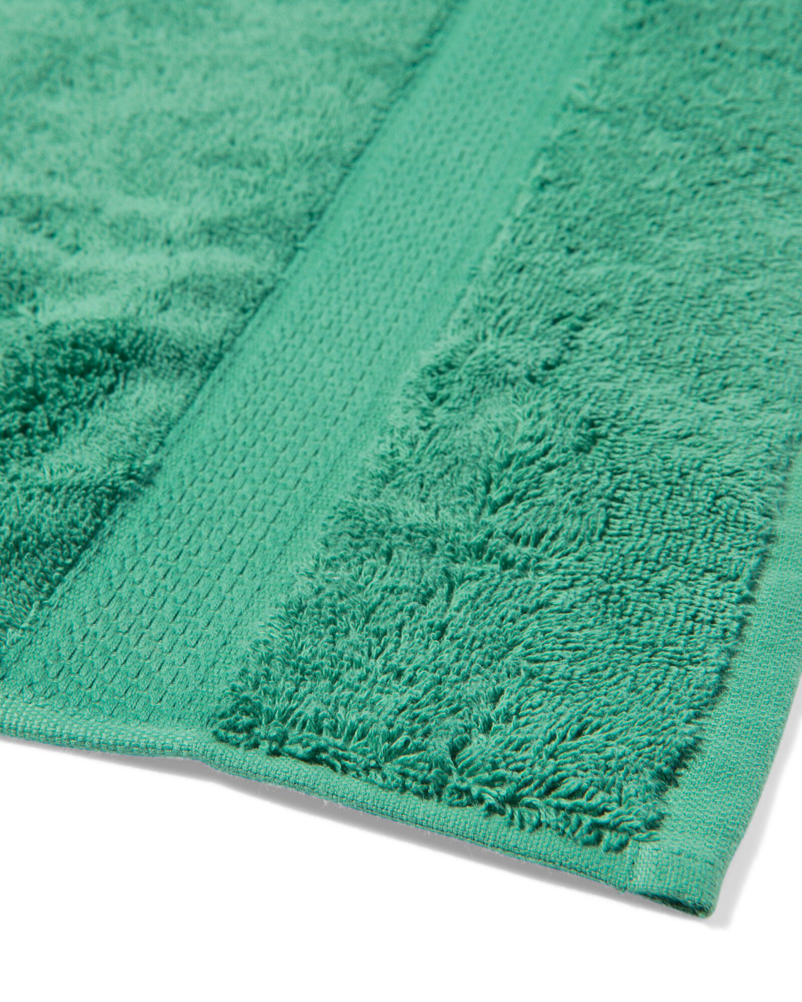 handdoeken - zware kwaliteit middengroen handdoek 70 x 140 - 5282872 - HEMA