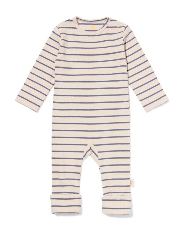 newborn meegroei boxpakje strepen ecru ecru - 33439620ECRU - HEMA