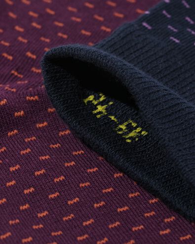 herensokken streepjes - 5 paar donkerblauw donkerblauw - 4150505DARKBLUE - HEMA