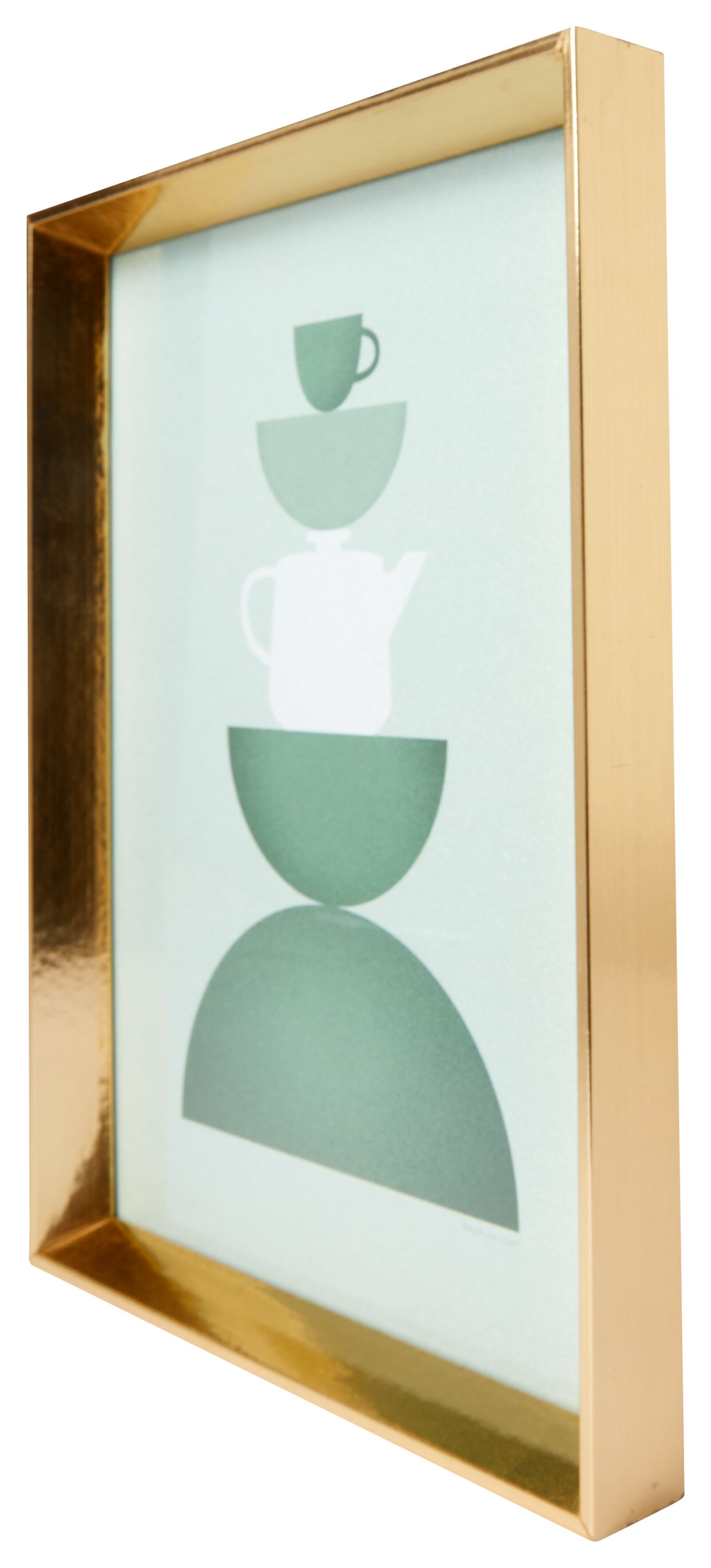 cadre photo bois 15x20 dor&eacute; &agrave; bord 15 x 20 dor&eacute; - 13621074 - HEMA