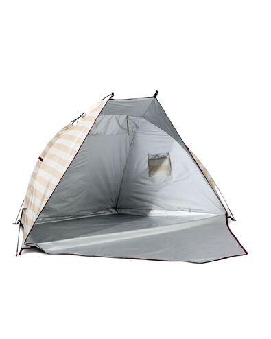 strandtent gestreept beige - 41800273 - HEMA