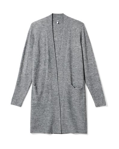 gilet femme Lana gris moyen - 36302660MIDGREY - HEMA