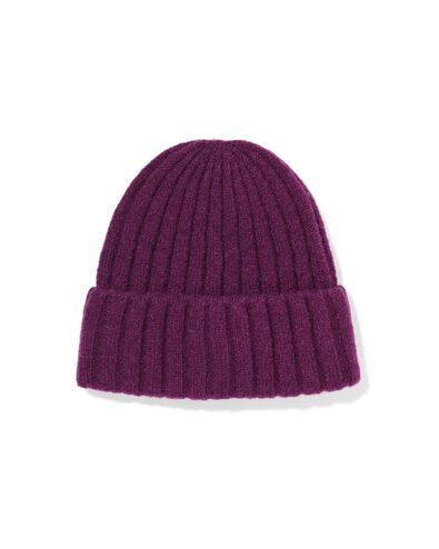 bonnet pour dames violet foncé - 16451073 - HEMA