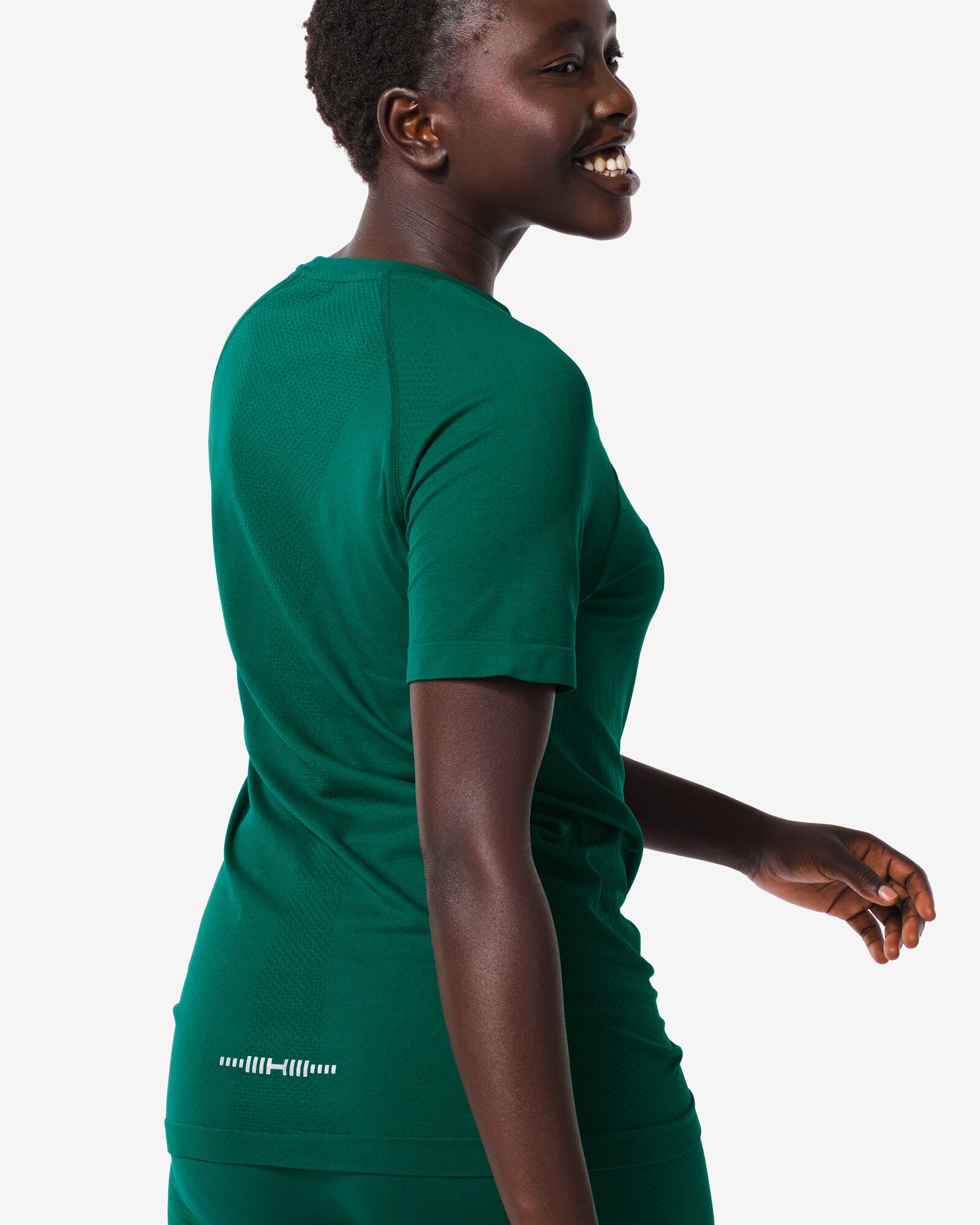 Damen-Sportshirt, nahtlos dunkelgrün dunkelgrün - 36090116DARKGREEN - HEMA