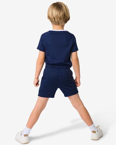 kindersportbroek kort donkerblauw donkerblauw - 30650019DARKBLUE - HEMA