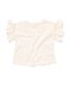 baby t-shirt broderie  gebroken wit gebroken wit - 33044050OFFWHITE - HEMA