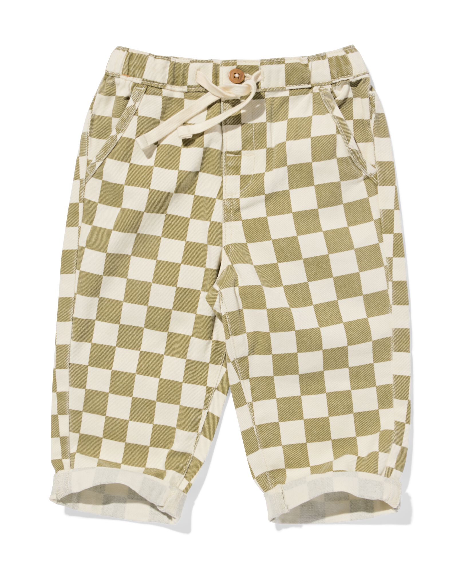 pantalon b&eacute;b&eacute; coupe confortable carreaux vert vert - 33183870GREEN - HEMA