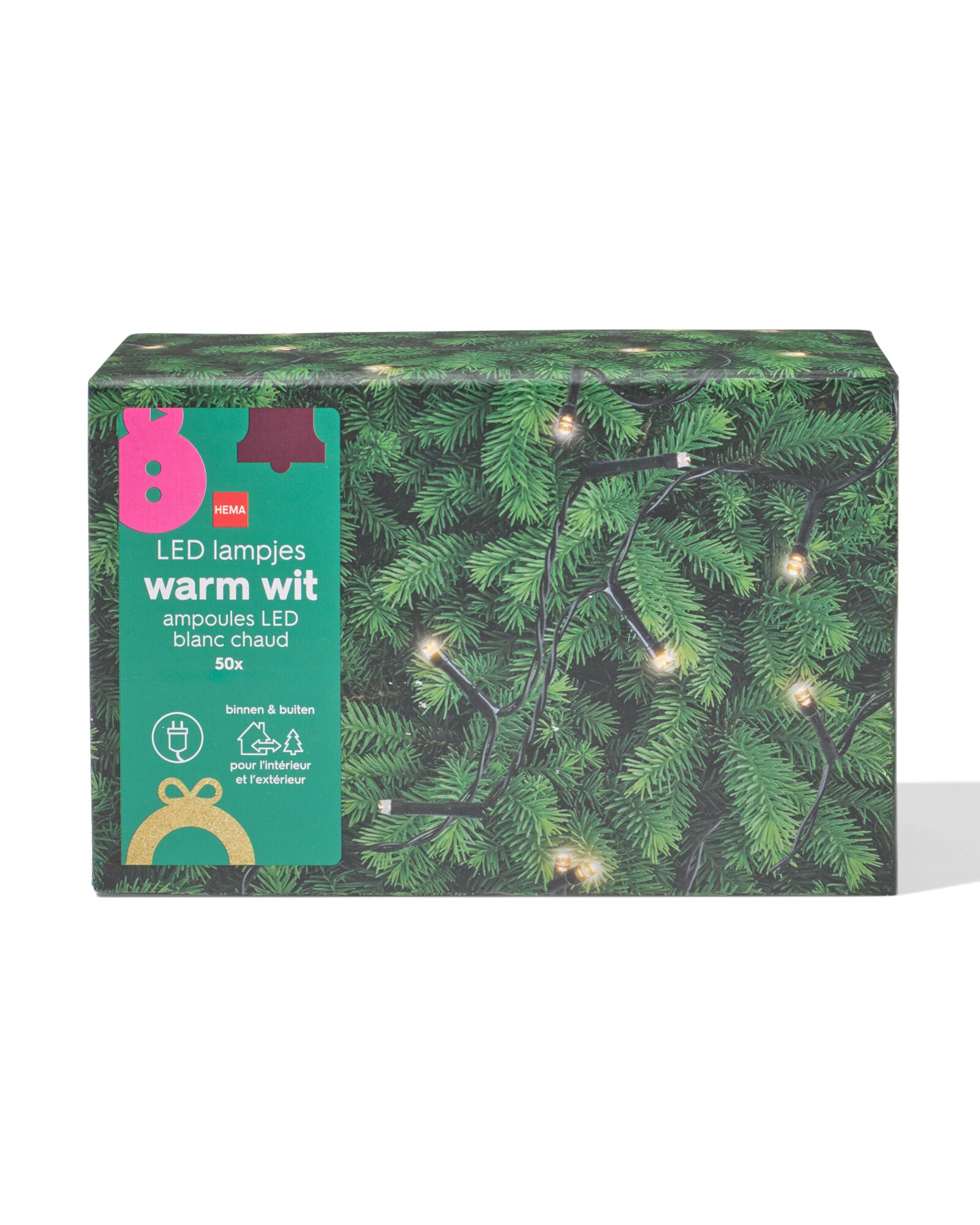 lichtsnoer 50 LED lampjes voor binnen en buiten - 25510046 - HEMA