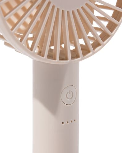 ventilateur &agrave; main ⌀11,5x23,5cm beige - 80200038 - HEMA