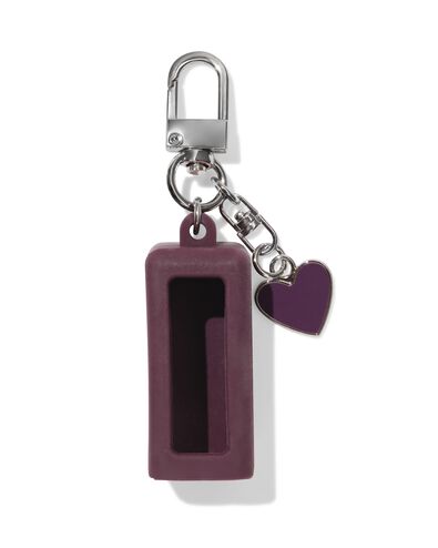 porte-cl&eacute;s porte-rouge &agrave; l&egrave;vres silicone avec breloque en forme de c&oelig;ur - 11230175 - HEMA