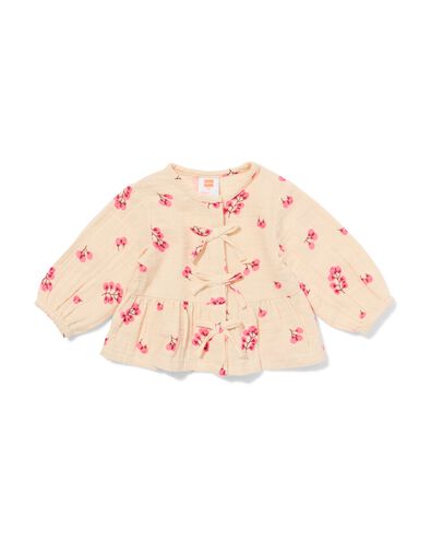 babytuniek ecru ecru - 33453720ECRU - HEMA