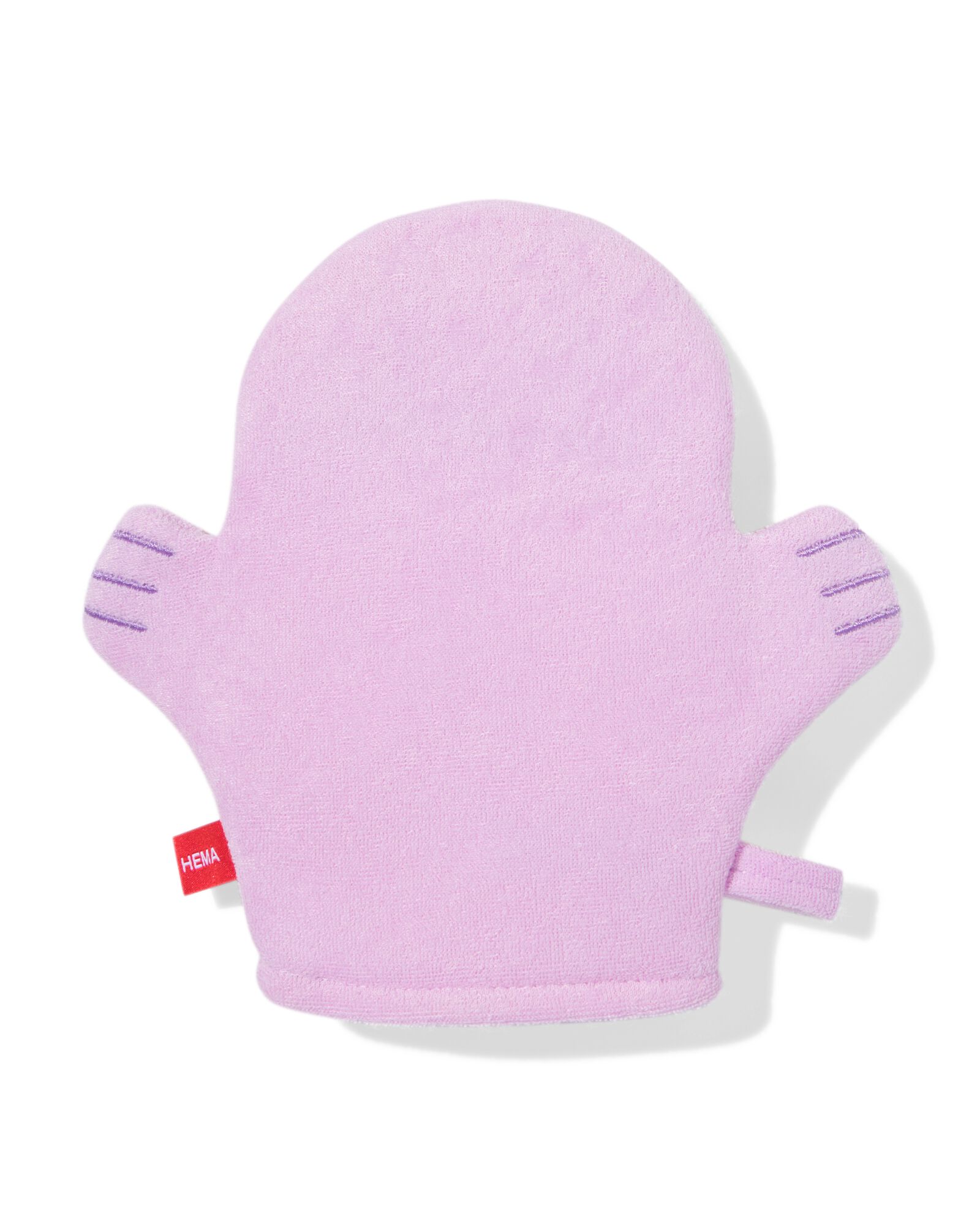 gant de toilette monstre lilas  - 11870148 - HEMA