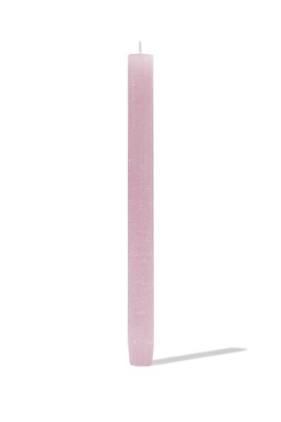 rustikale, lange Haushaltskerze, &Oslash; 2.2 x 27 cm, violett lila 2.2 x 27 - 13502843 - HEMA