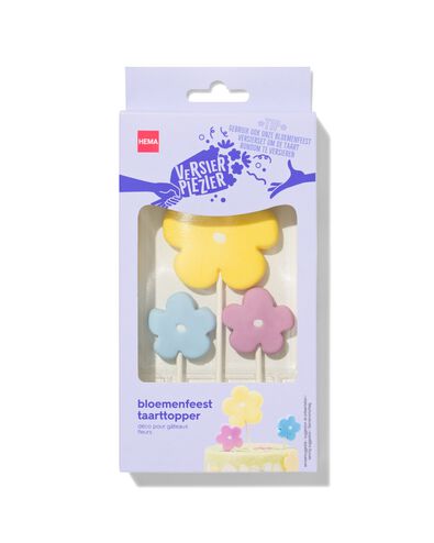 d&eacute;coration pour g&acirc;teau comestible - fleurs - 10280041 - HEMA