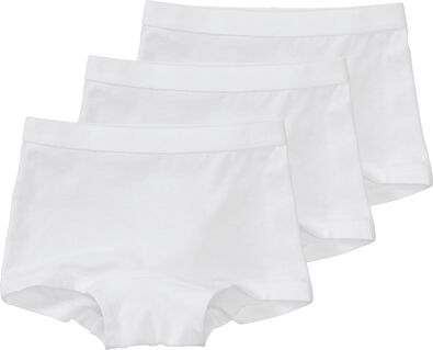 3 boxers enfant blanc 110/116 - 19370723 - HEMA
