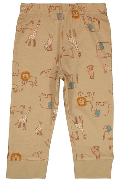 Baby-Pyjama, Baumwolle, Safari braun - 1000028707 - HEMA