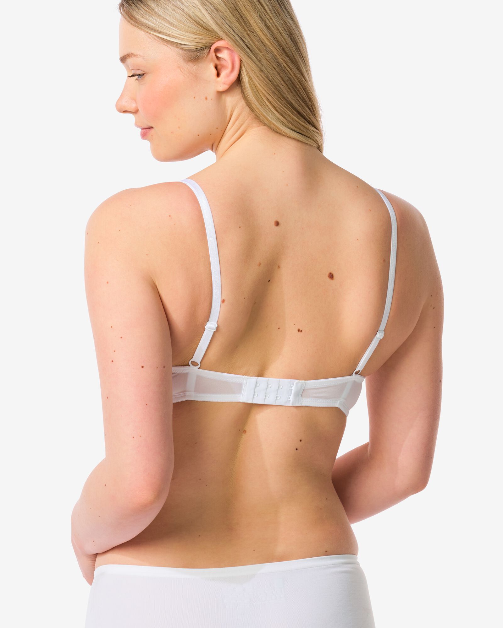 voorgevormde kanten bh met beugel wit wit - 21810400WHITE - HEMA