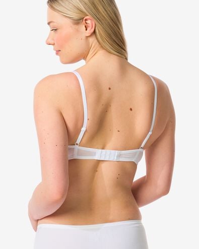 voorgevormde kanten bh met beugel wit wit - 21810400WHITE - HEMA