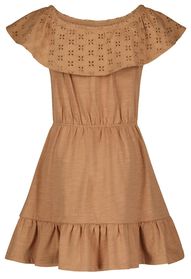 Kinder-Kleid, mit Stickerei braun braun - 1000027654 - HEMA