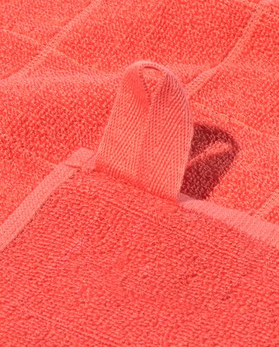 essuie-mains 50x50 coton corail - 5450040 - HEMA