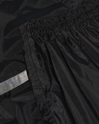 Regenhose für Erwachsene, faltbar, schwarz schwarz schwarz - 34460020BLACK - HEMA