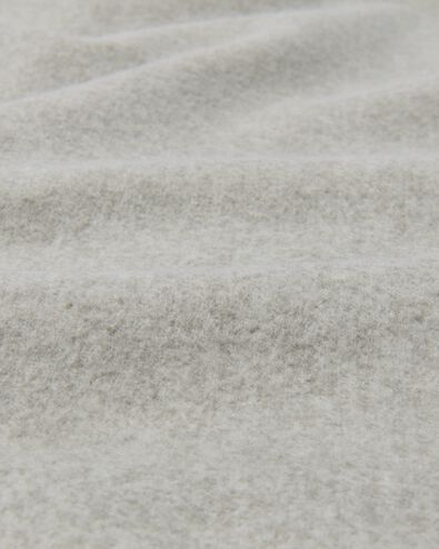 Bettbezug Flanell 200x200/220 grau meliert - 5790303 - HEMA