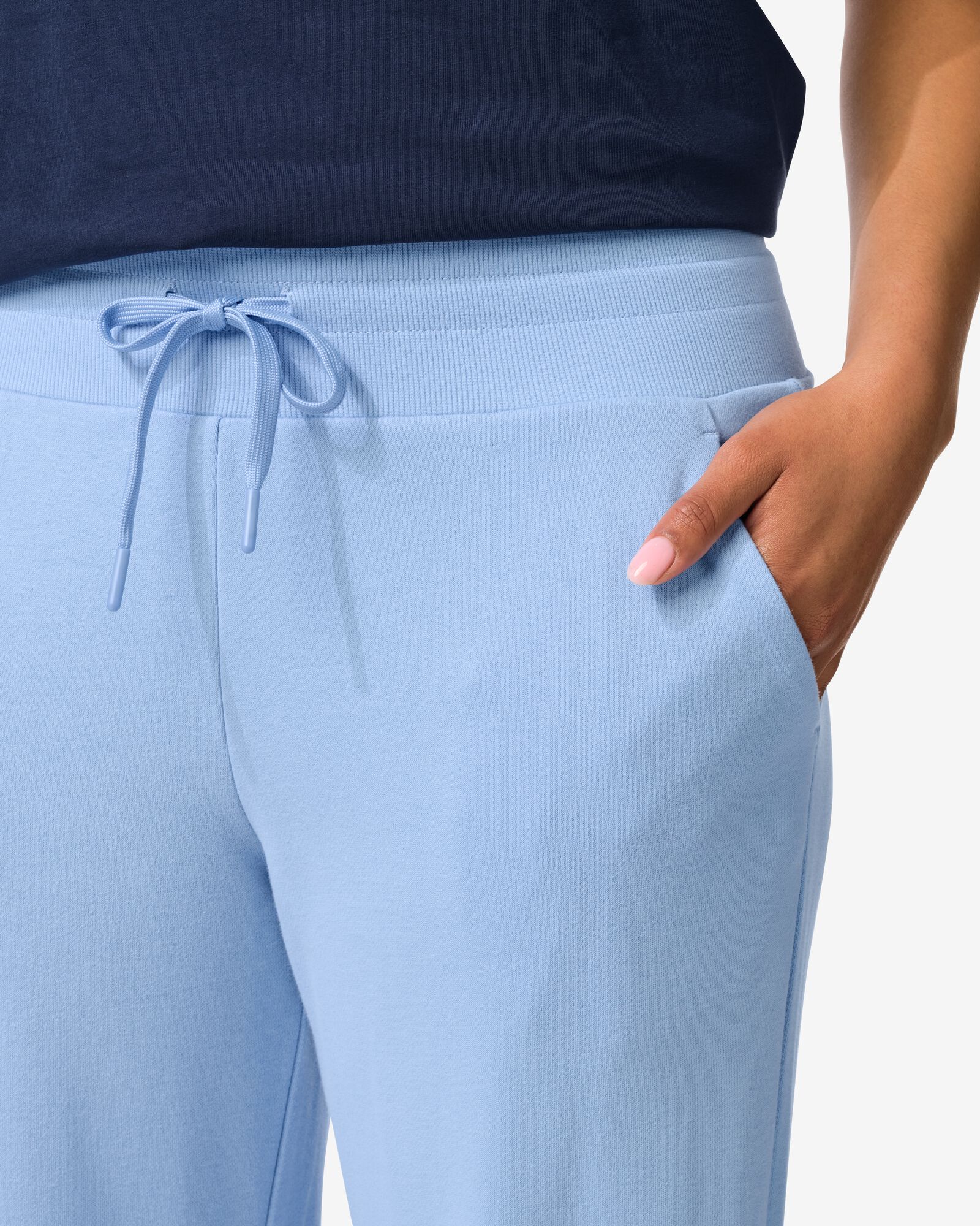 short sweat femme coupe ample bleu clair bleu clair - 36000595LIGHTBLUE - HEMA