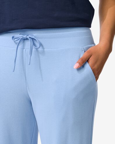short sweat femme coupe ample bleu clair bleu clair - 36000595LIGHTBLUE - HEMA