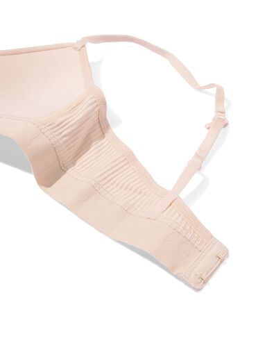 voorgevormde bh zonder beugel rib nude - 21930001NUDE - HEMA