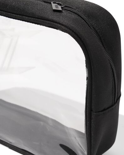 toilettas 25x20cm transparant - 11890728 - HEMA