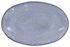 Schale Porto, oval, 30 cm, reaktive Glasur, weiß/blau - 9602259 - HEMA