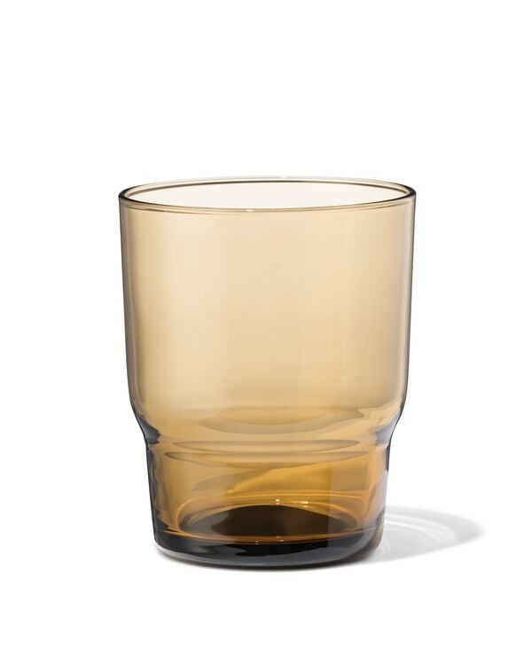 waterglas 300ml glas bruin - 9401162 - HEMA