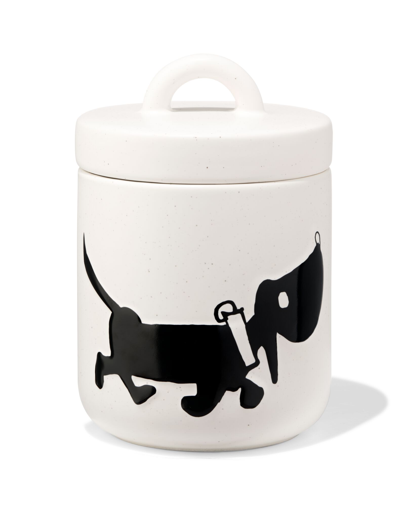 Takkie snoepjespot 17x11.5x11.5cm wit  - 61100354 - HEMA