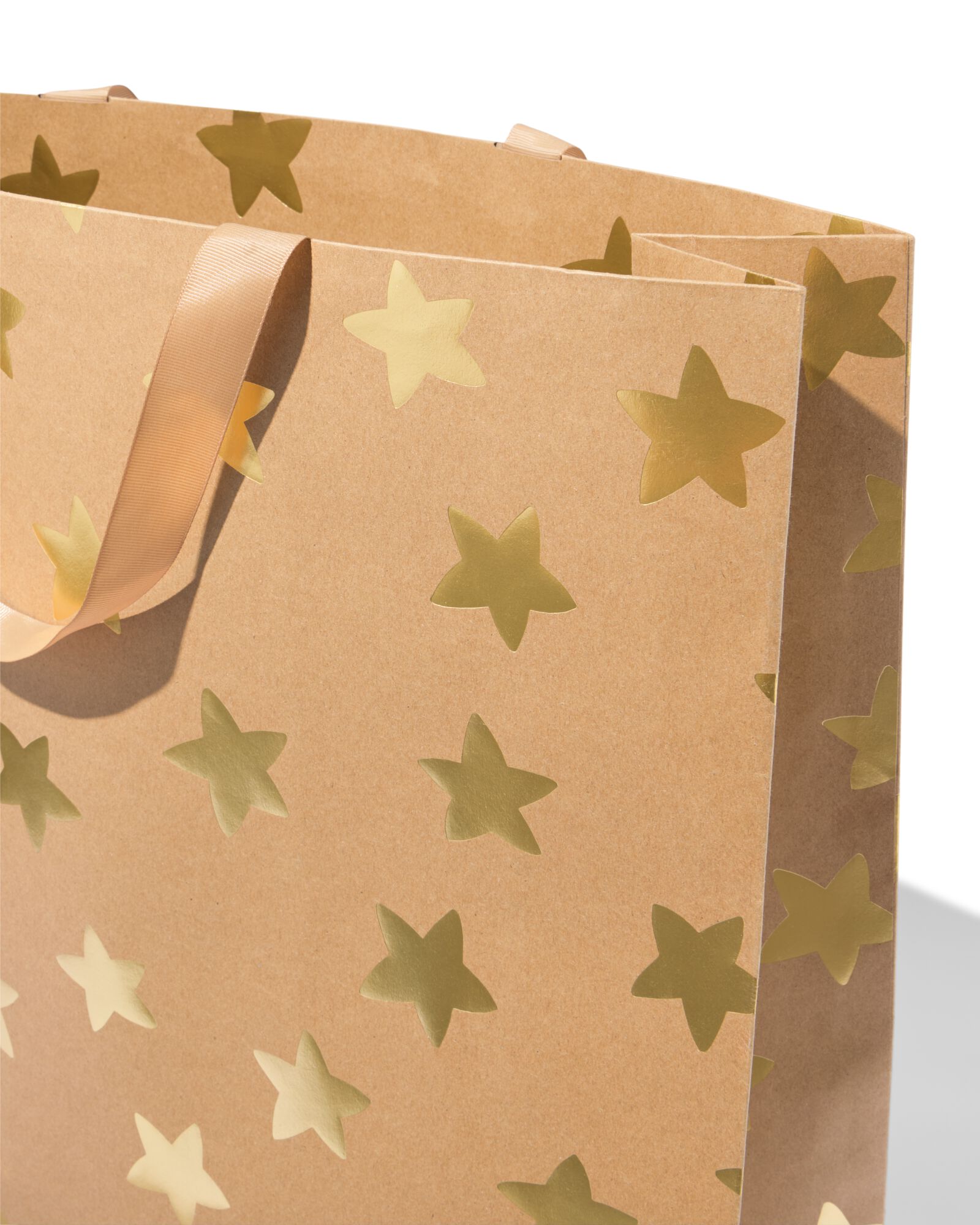 sac cadeau kraft/or xxl  - 25710102 - HEMA