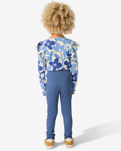 leggings enfants c&ocirc;tel&eacute;s unis - 2 pi&egrave;ces bleu - 30822511BLUE - HEMA