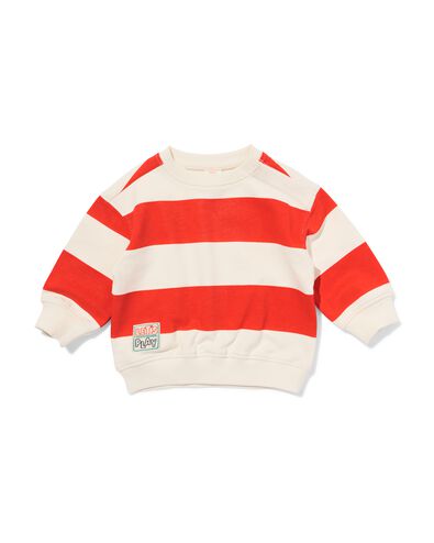 pull b&eacute;b&eacute; rayures rouge rouge - 33187570RED - HEMA