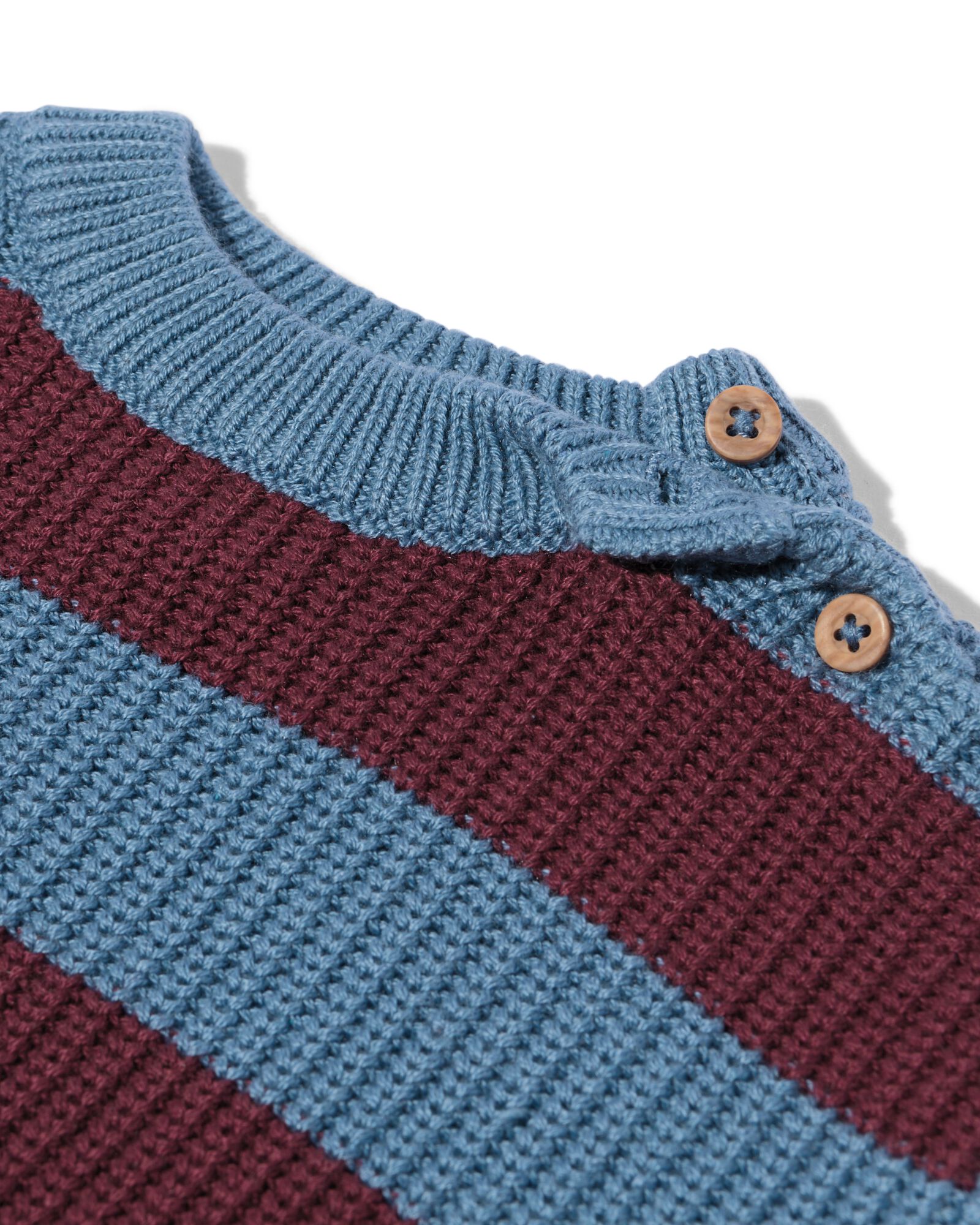 pull ray&eacute; pour b&eacute;b&eacute; bleu - 33110370BLUE - HEMA