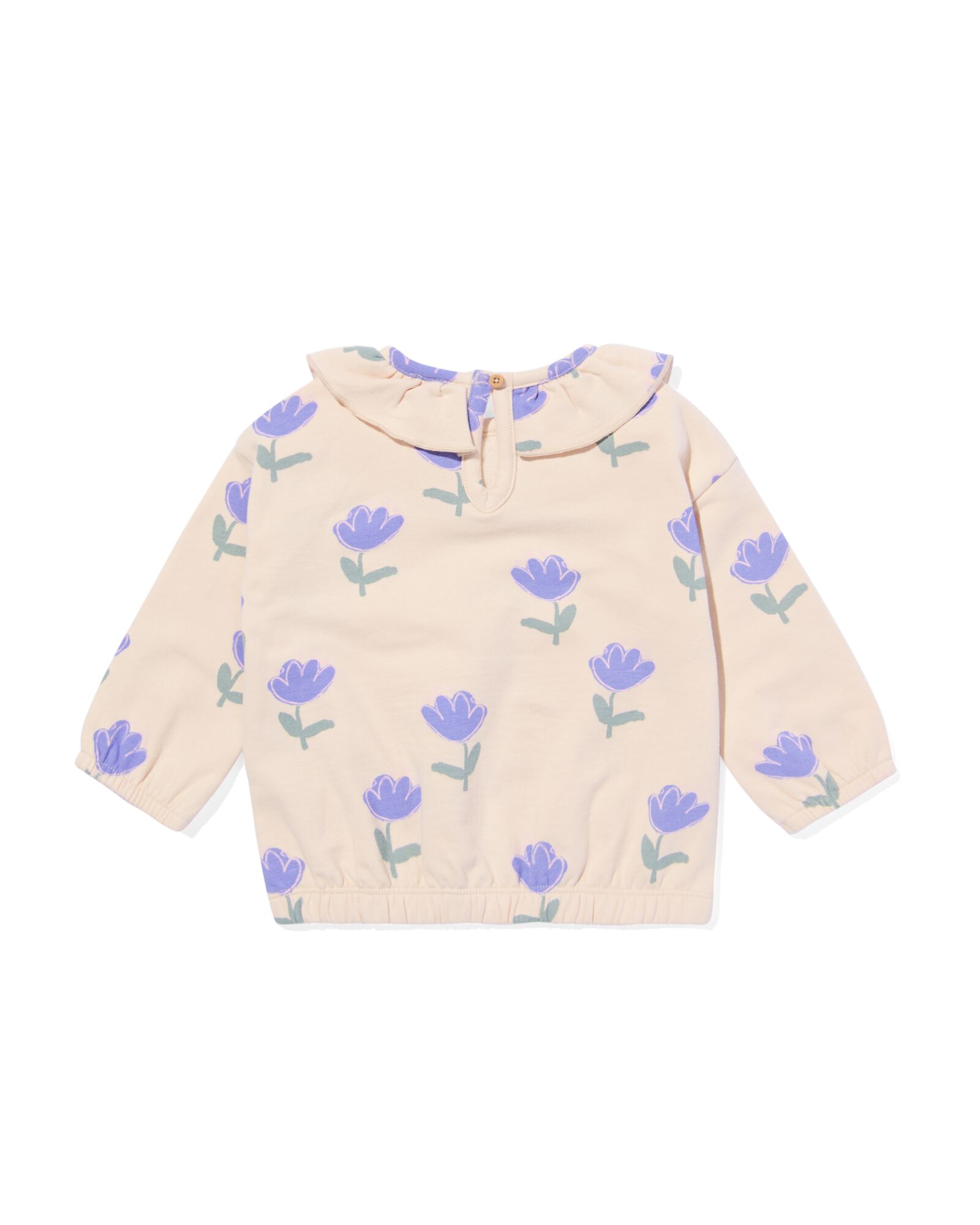 sweat nouveau-n&eacute; fleurs &eacute;cru - 33417020ECRU - HEMA