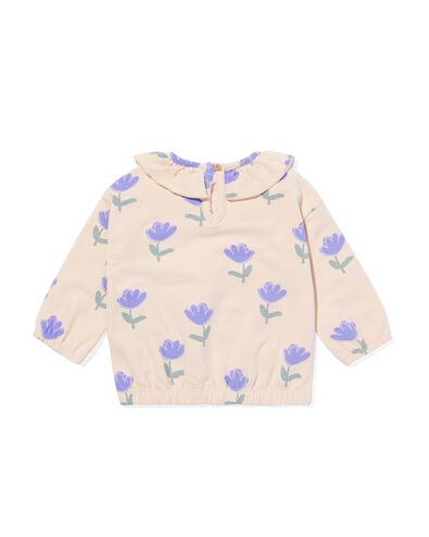 sweat nouveau-n&eacute; fleurs &eacute;cru - 33417020ECRU - HEMA