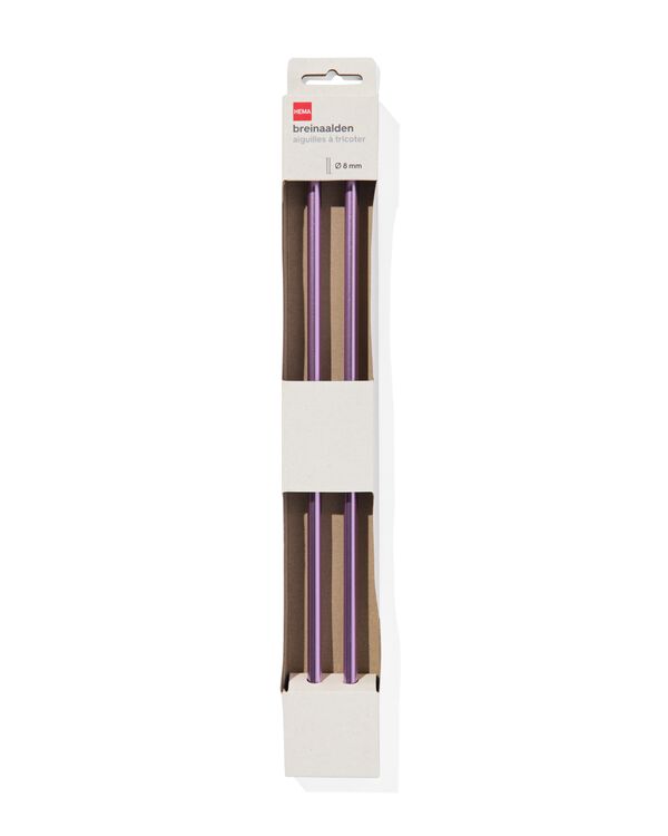 breinaalden 8mm - 2 stuks - 60760061 - HEMA