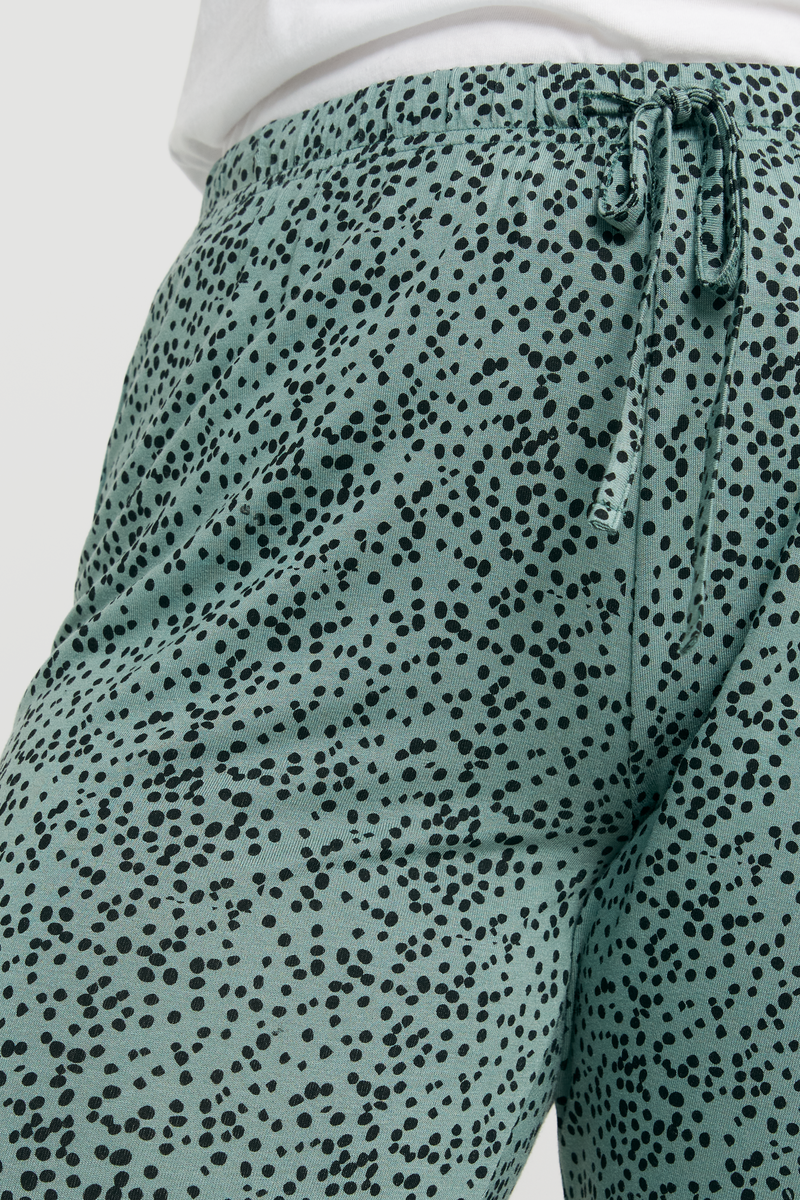 pantalon de pyjama femme en viscose vert vert - 1000026639 - HEMA