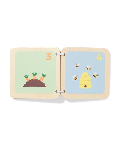 livre 8,5x1,5cm bois - 15100485 - HEMA