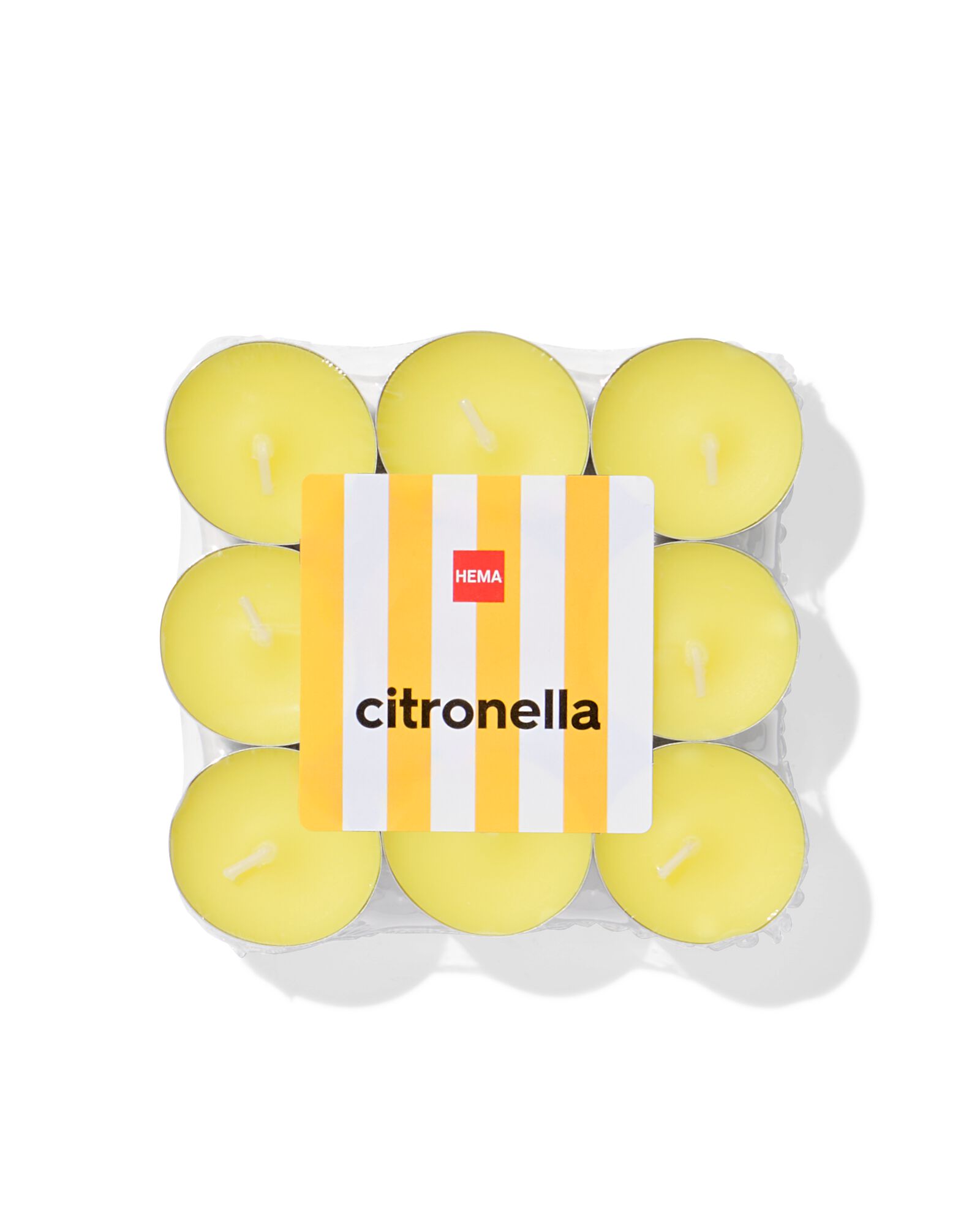 18 bougies d&rsquo;ambiance parfum&eacute;es citronnelle - 13503239 - HEMA