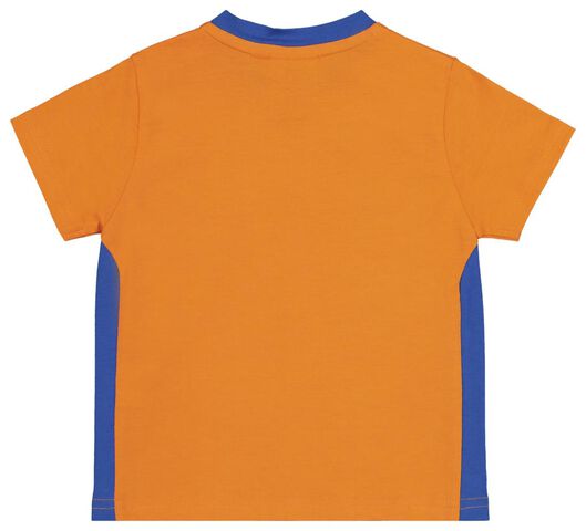 t-shirt et short bébé EURO orange - 1000019566 - HEMA