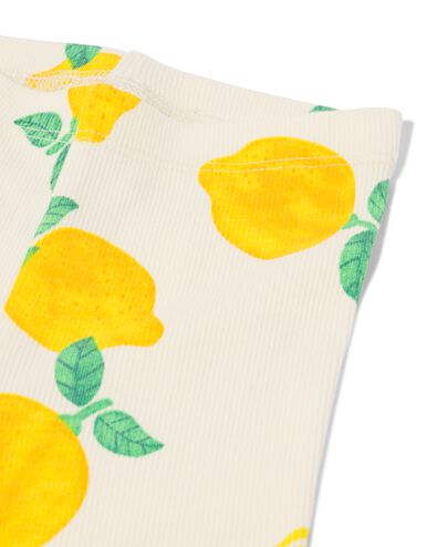 ensemble bébé évolutif citrons écru - 33089260ECRU - HEMA