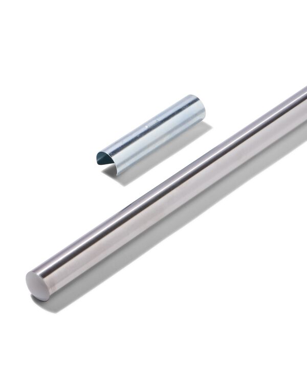 tringle &agrave; rideaux 200cm &Oslash;29mm inox - 7501027 - HEMA